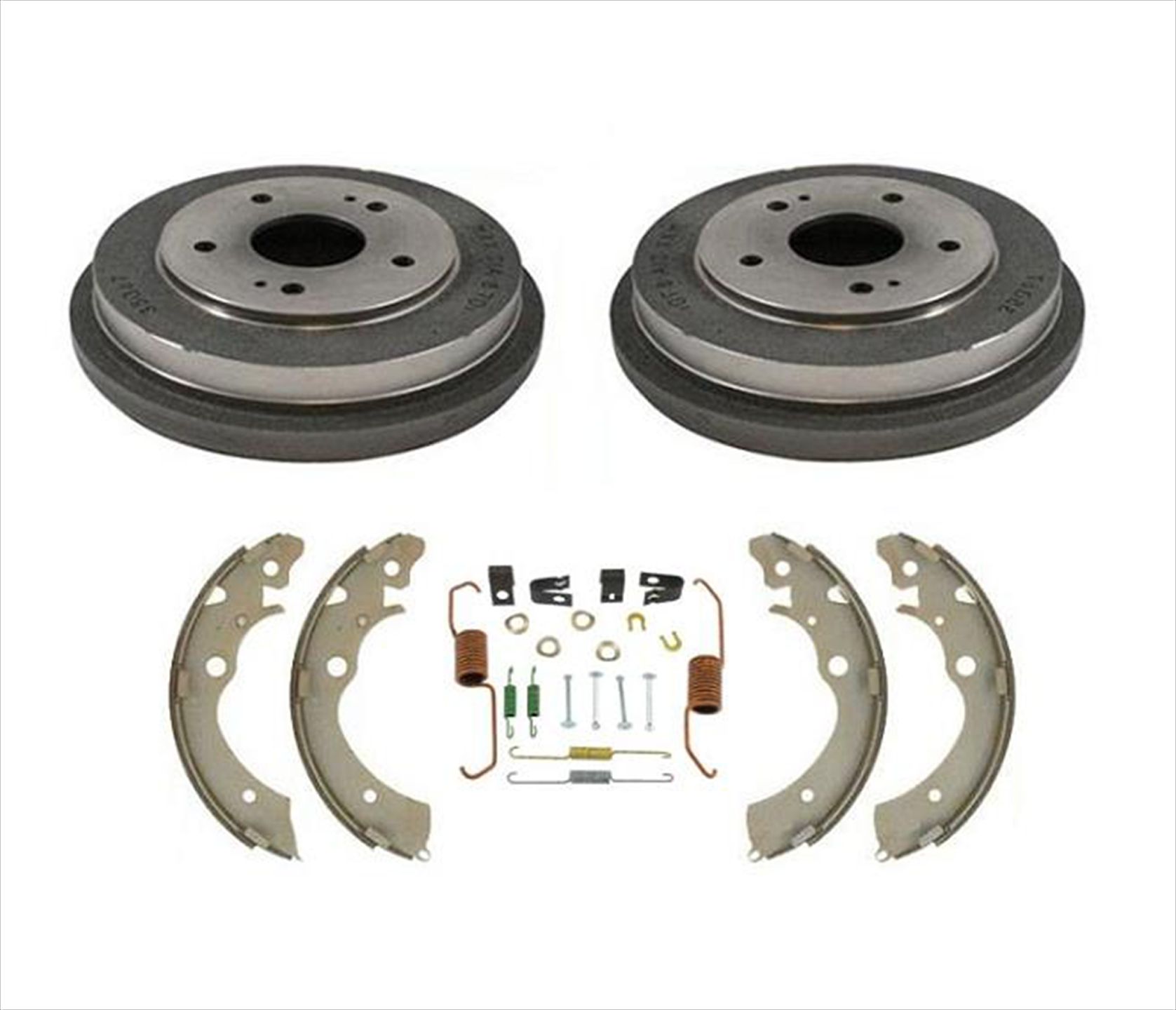 thumbnail image 2 of Brake Drums & Shoes Set For Ford Ranger 88-97 4WD With Larger 10-Inch Drums 2 of 14