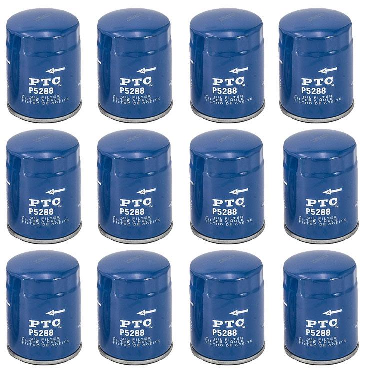 12 PTC Oil Filters 12 Pack Kit for Chevrolet Colorado Gmc Canyon 3.5L 3