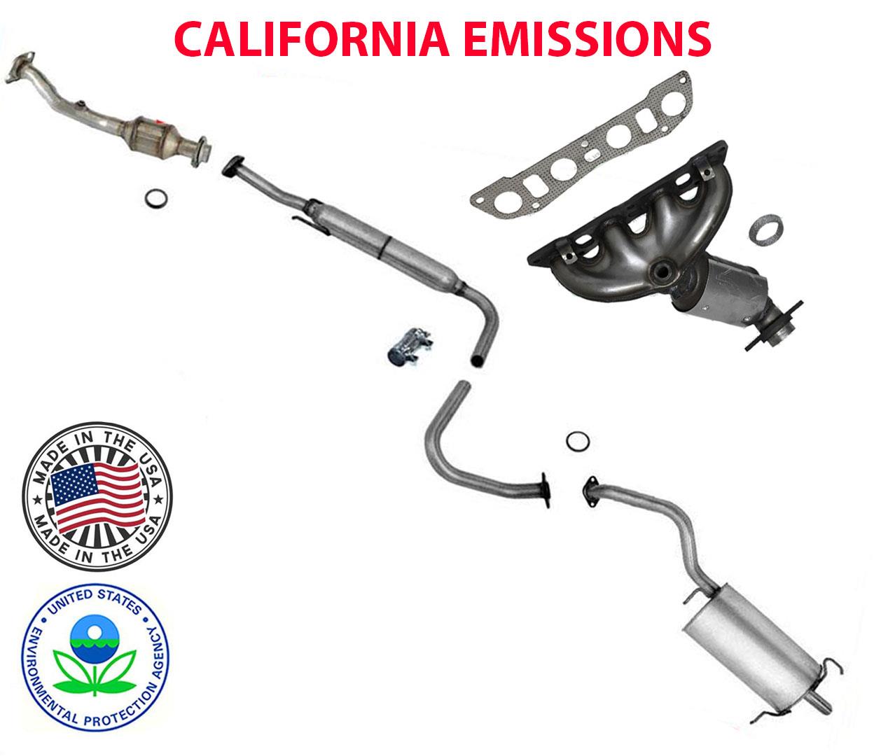 Complete Exhaust System Fits Nissan Sentra 2.0L California Emissions 09