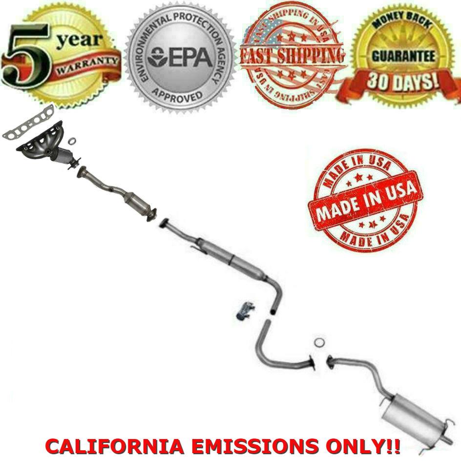 Exhaust System & Catalytic Converter Fits Nissan Sentra 0912 2.0L Cali Emission eBay