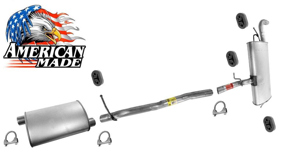 Complete Muffler Exhaust System Kit Fits for GMC Equinox Terrain 2.4L