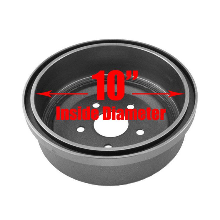 for 91-98 Dakota 10 inch Larger Size Rear Brake Drums /& Shoes Ck Drum size 6Pc