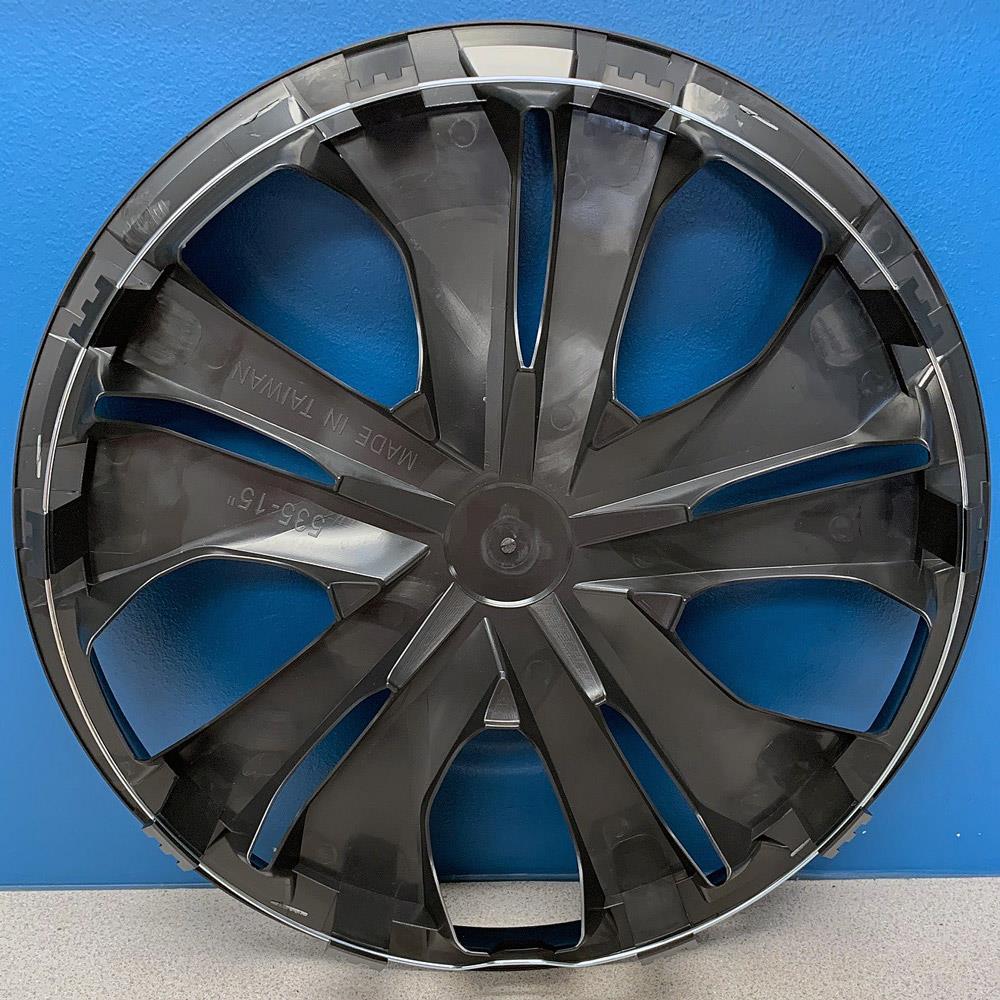 FITS 20172019 Nissan Versa Style 53515BLK 15" GLOSS BLACK Hubcaps