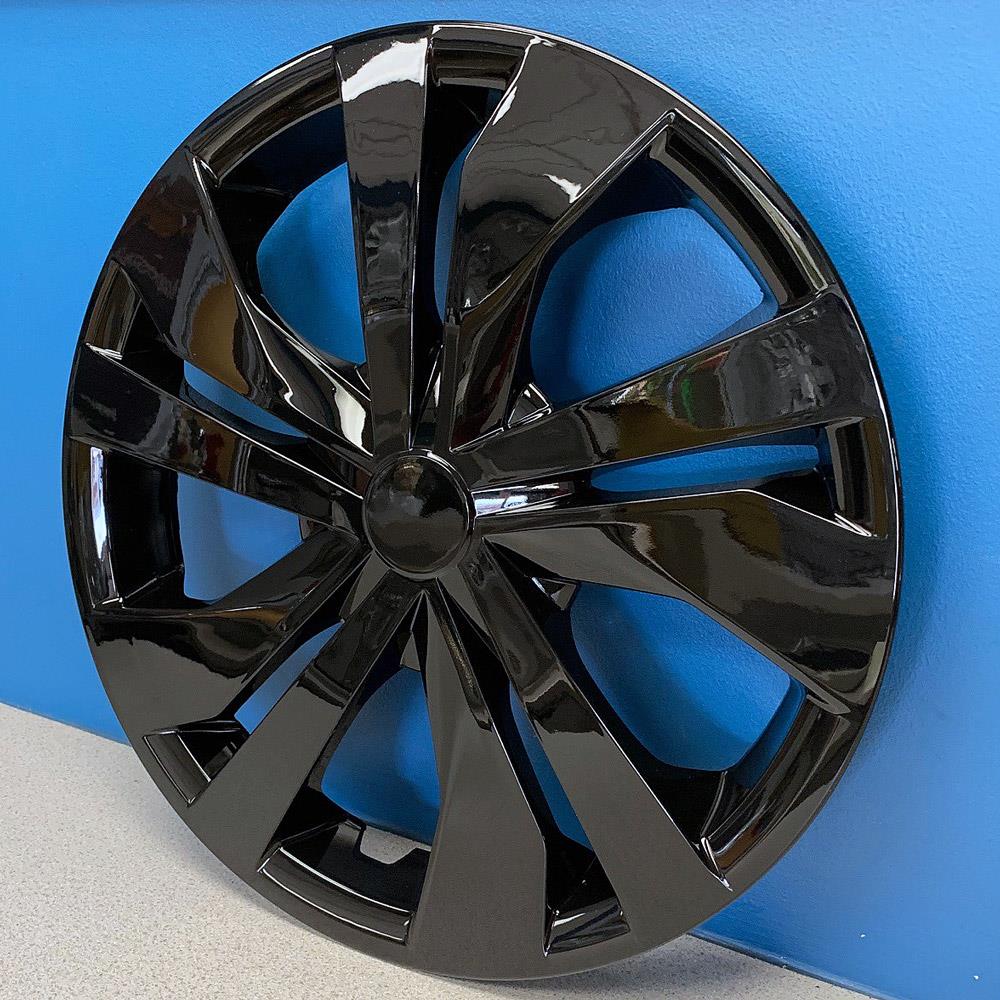 FITS 20172019 Nissan Versa Style 53515BLK 15" GLOSS BLACK Hubcaps
