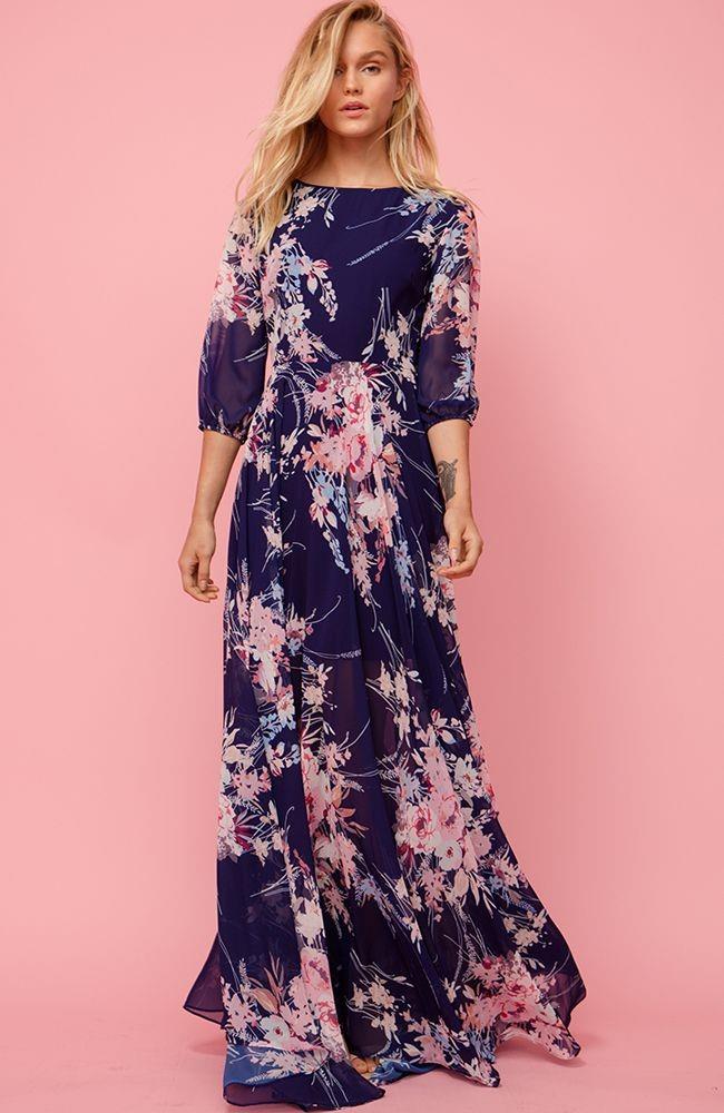 yumi botanical dress
