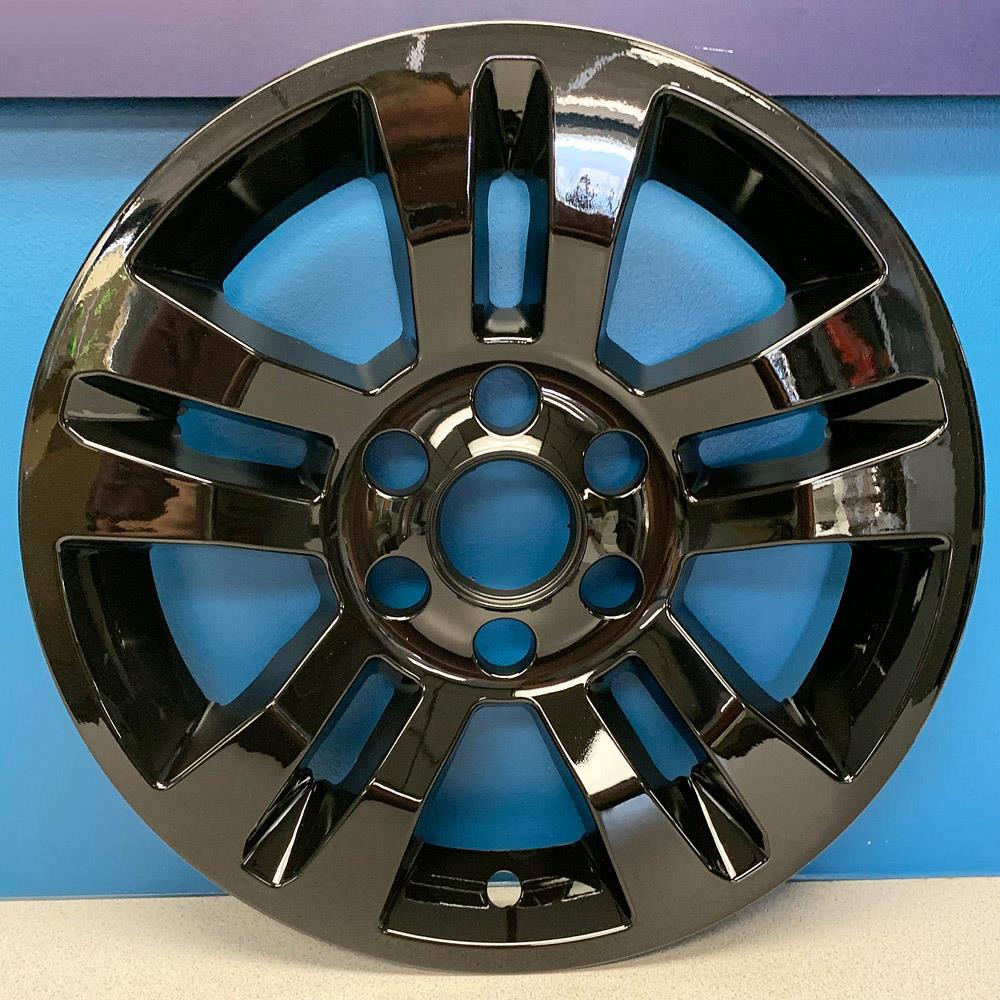 20142019 Chevrolet Silverado 1500 8950GB 18" Gloss Black Wheel Skins SET/4 eBay