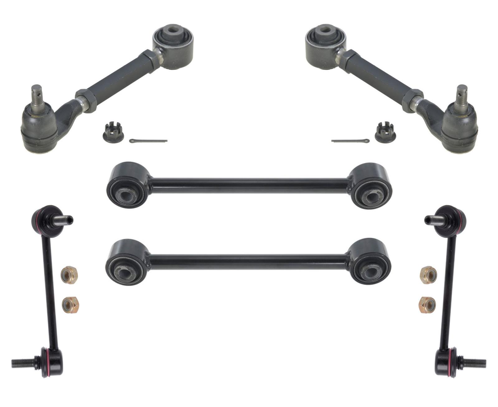 4 Rear of SUV Suspension Control Arm + Sway Bar Links for 20032008