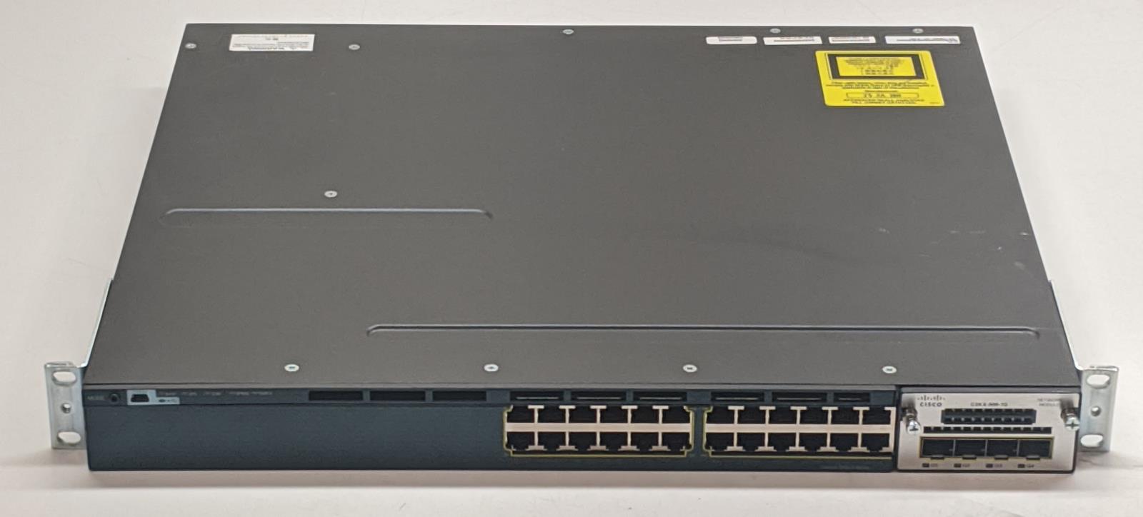 Cisco Catalyst WS-C3560X-24T-S 24-Port 1Gbps Switch w/ C3KX-NM-1G PoE ...