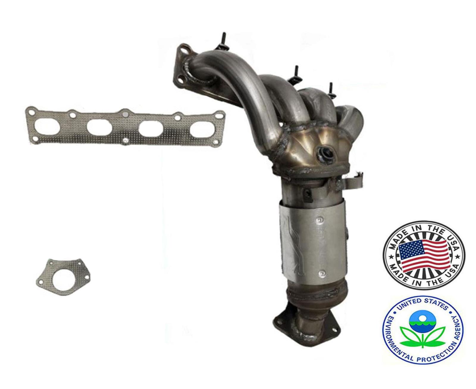 Front Radiator Side Manifold Catalytic Converter Fits 201518 Jeep