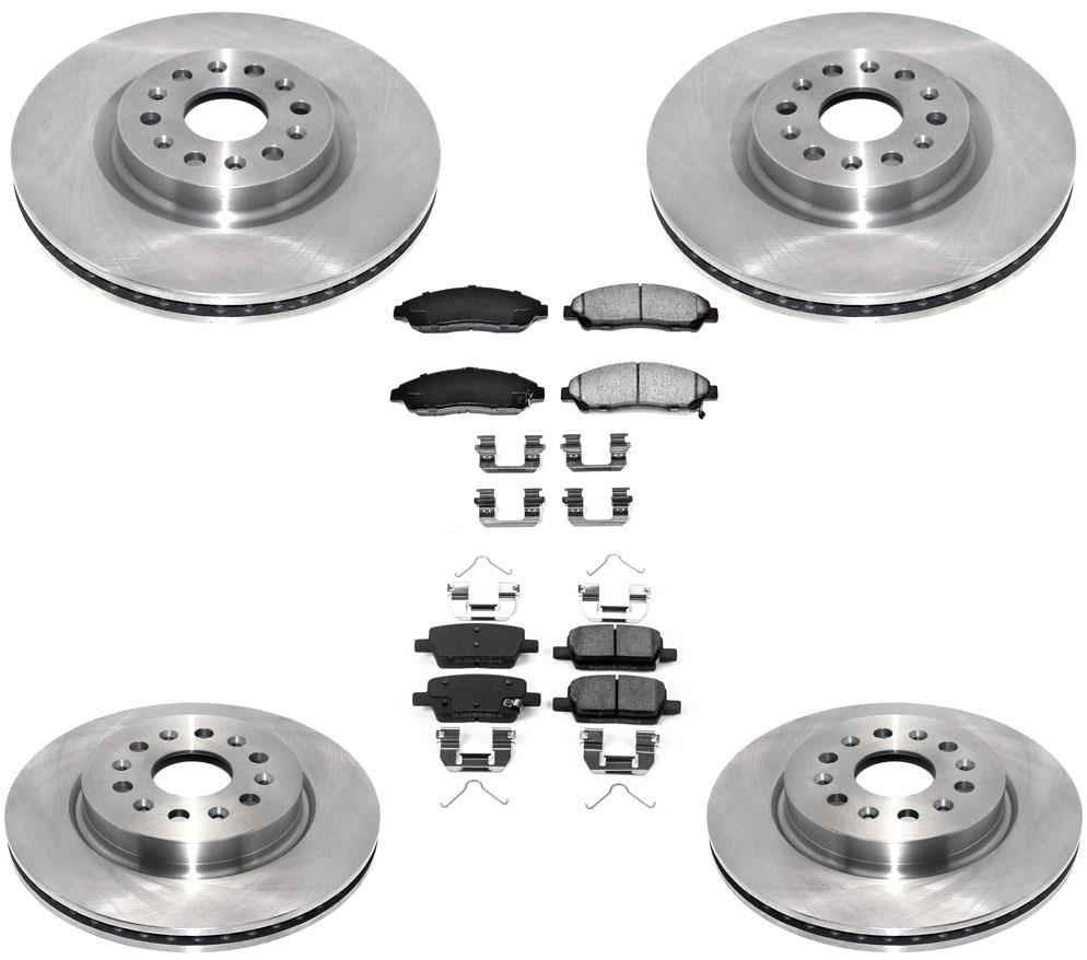 Disc Brake Rotors With Ceramic Brake Pads For Cadillac Xt5