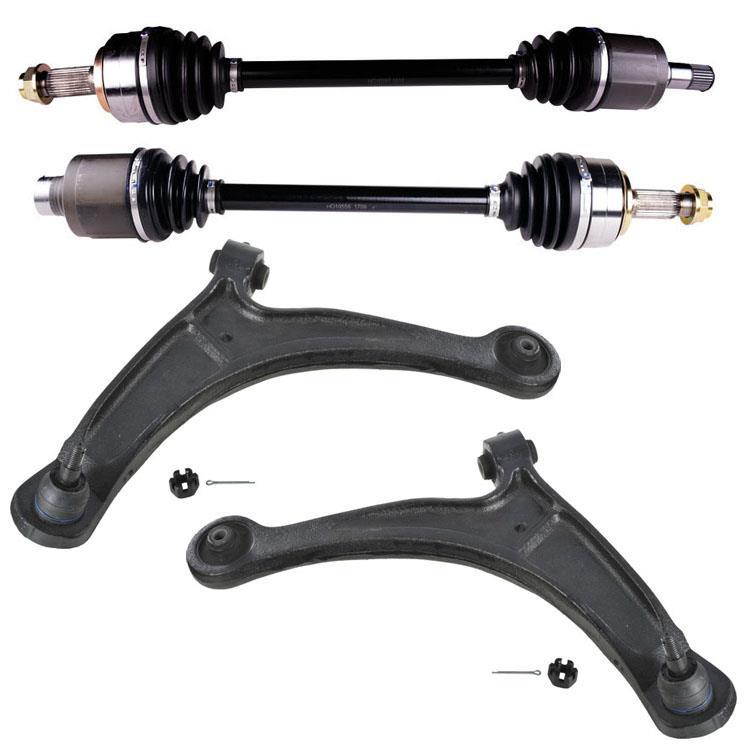AP Front Left & Right Axles Lower Control Arms for Honda Ridgeline 20062014 eBay