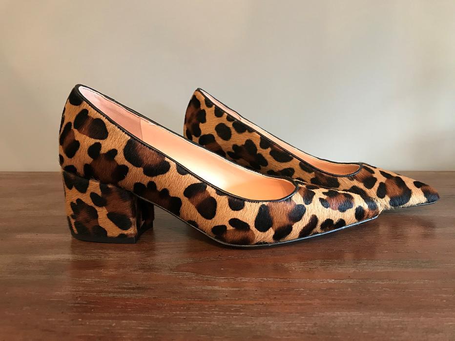 j crew leopard heels