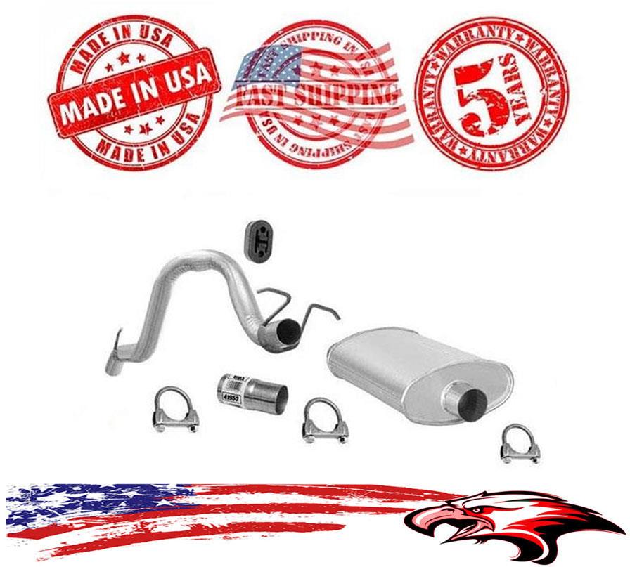 New Thrush Dynomax Muffler & Tail Pipe Made in USA for Jeep Wrangler