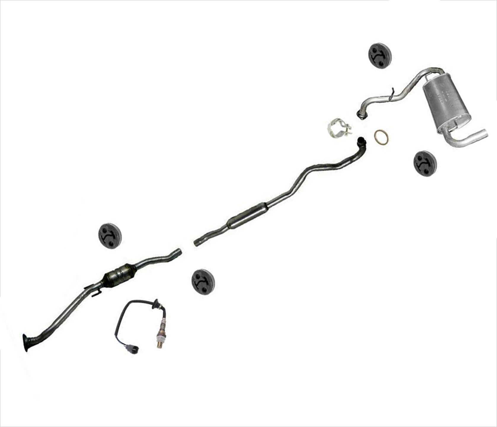 Exhaust System Catalytic Converter for Toyota Matrix All Wheel Drive 1