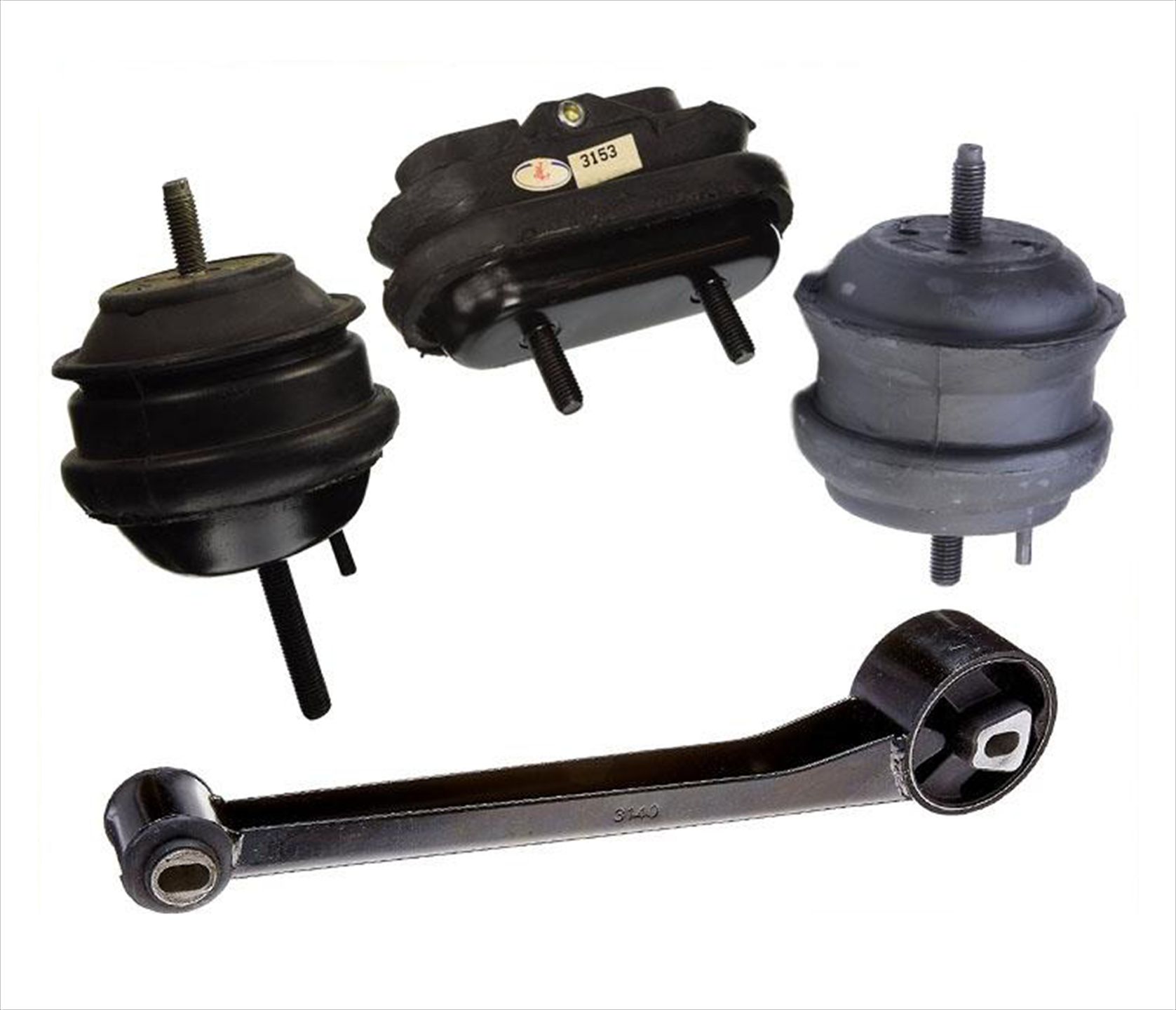 NEW 4Pc Kit Engine Torque Strut & Engine Motor Mount for Cadillac DTS 4