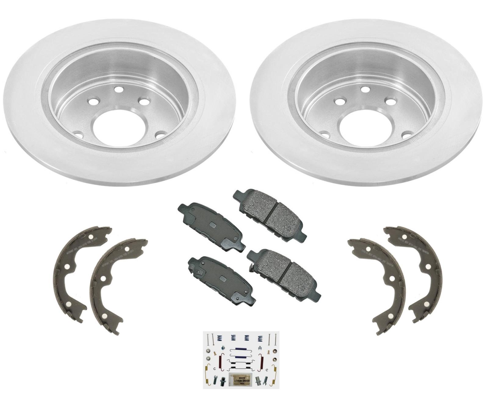 2014 nissan altima rear brake pads and rotors