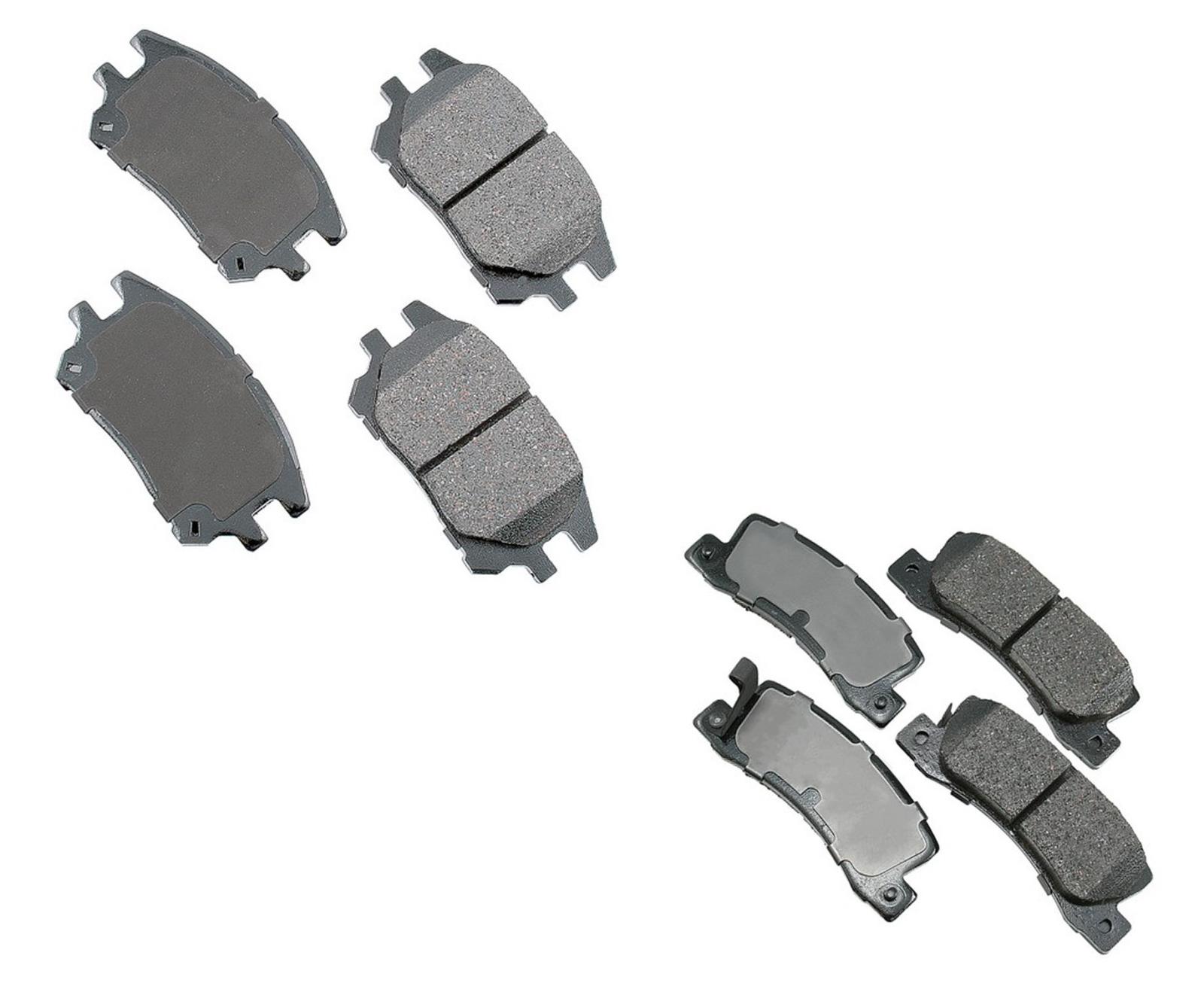 Fits 20022003 Lexus RX300 Front & Rear Ceramic Brake Pads eBay