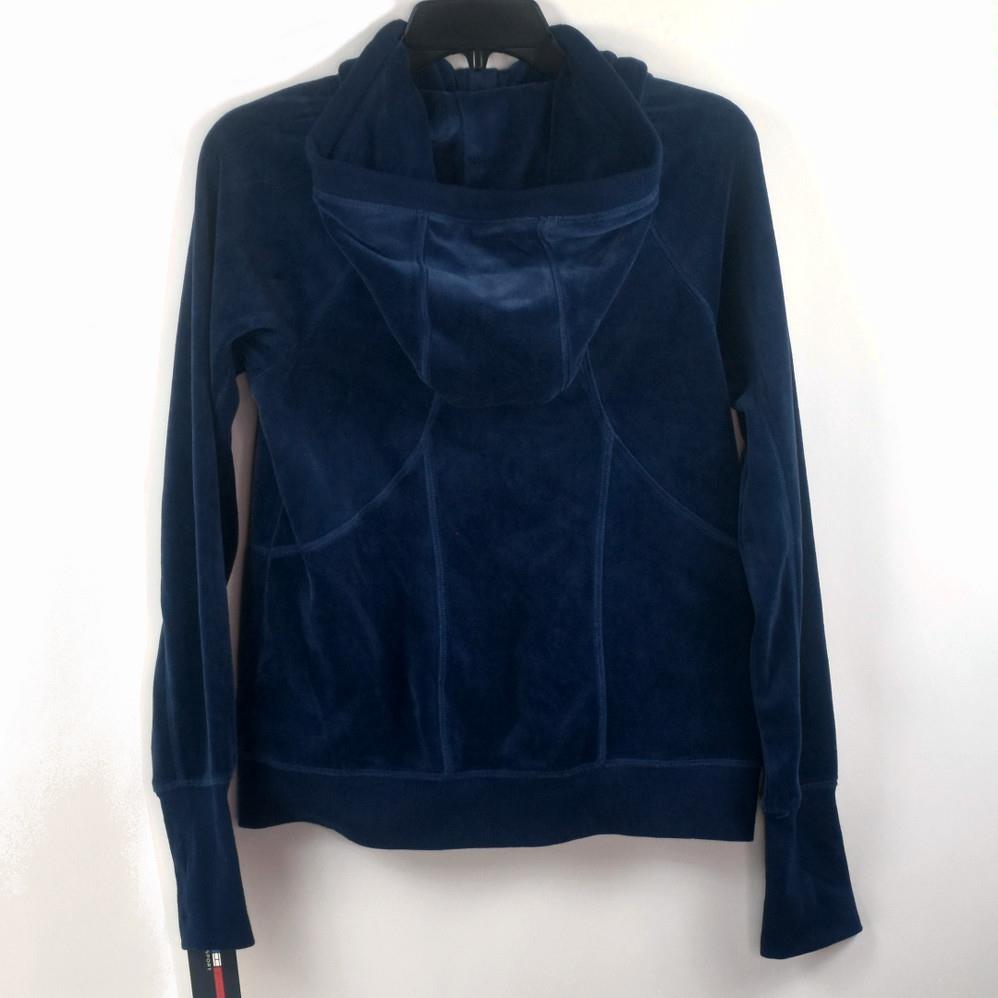 tommy hilfiger velour crew sweatshirt