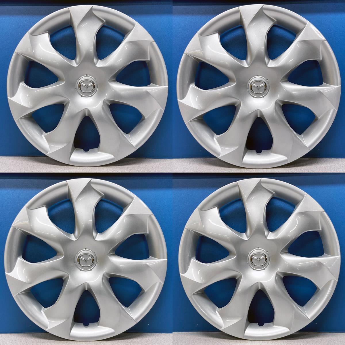 16/" MAZDA 3 SEVEN SPOKES 14-16 Silver Hub Cap Wheel Cover Rim Cover 570-56557