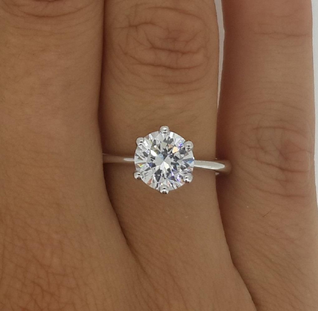 3 carat 6 prong shop engagement ring