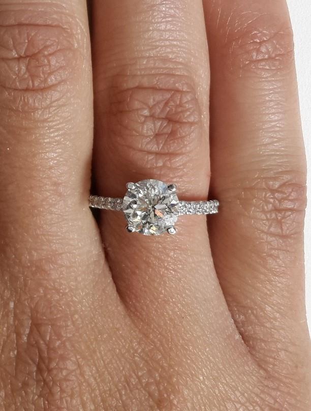 Halo Split Shank Engagement Ring | 5.9 Ct I VS2 GIA – Kingofjewelry.com