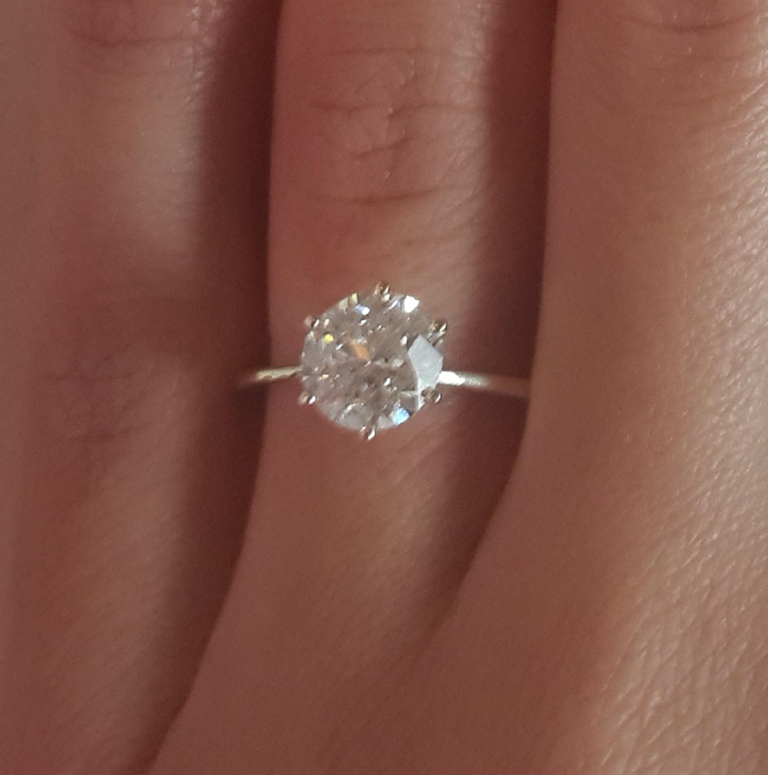 1.5 carat diamond ring 6 prong