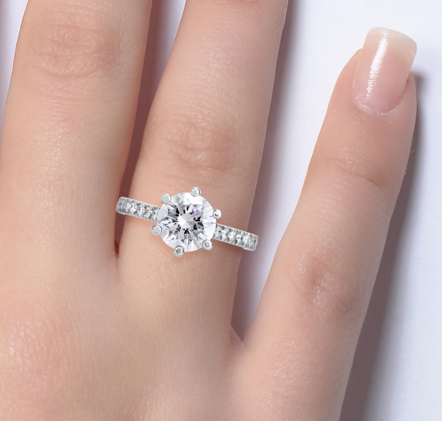 2.8 carat diamond ring