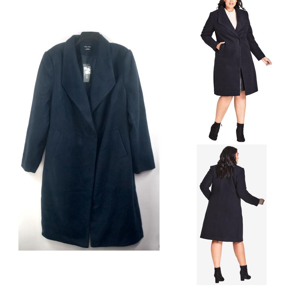 navy wrap coat