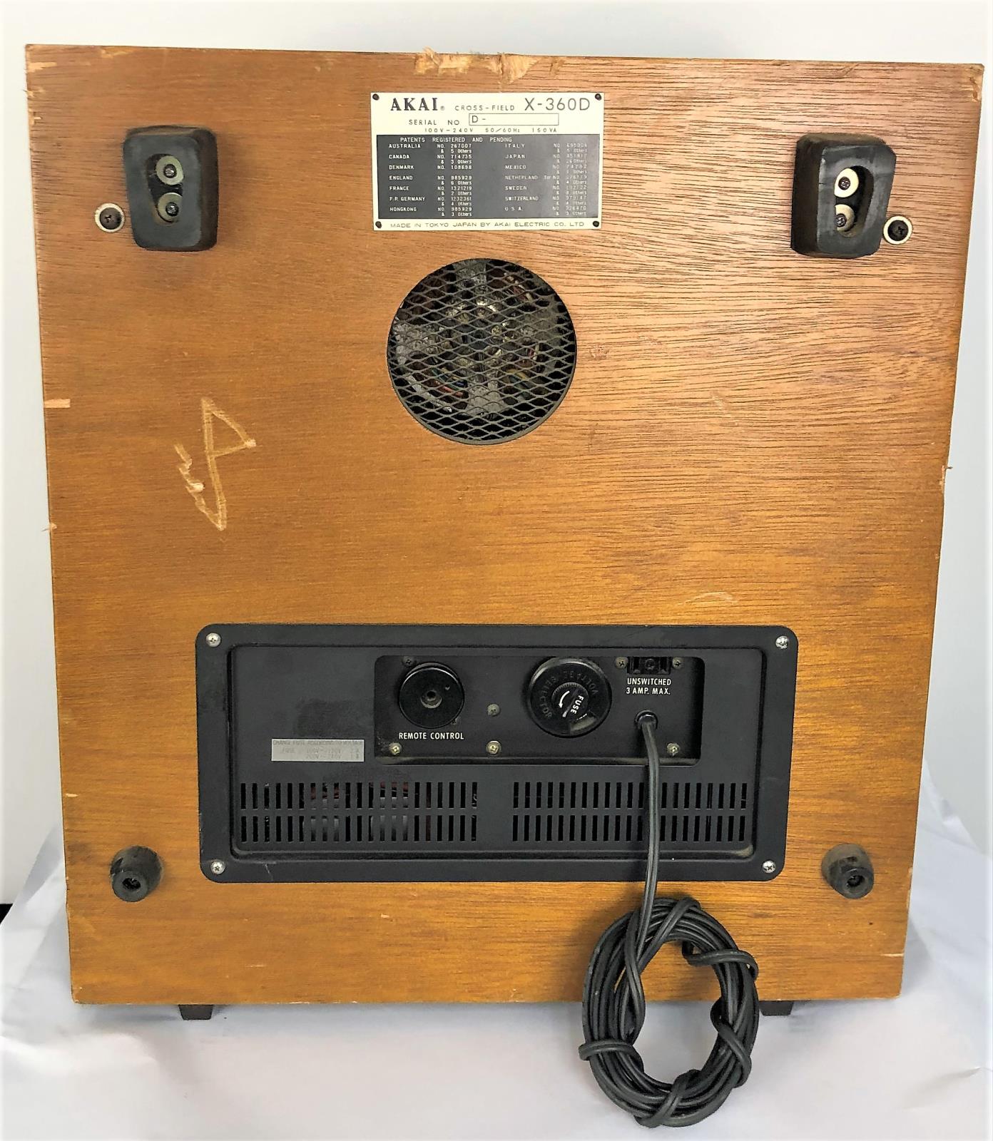 Akai X-360D Reel to Reel Tape Player SEE DESCRIPTION | eBay