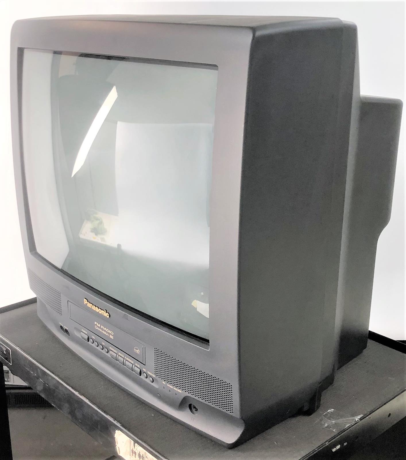 Panasonic Pv C22 Crt Vhs Vcr Combo Unit Tv Television Retro Classic Gaming Ebay