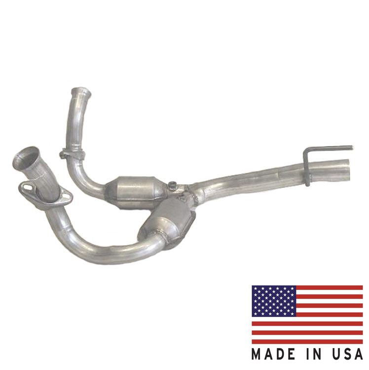 Y Pipe Dual (2) Catalytic Converters for Jeep Grand Cherokee 4.7L 1999
