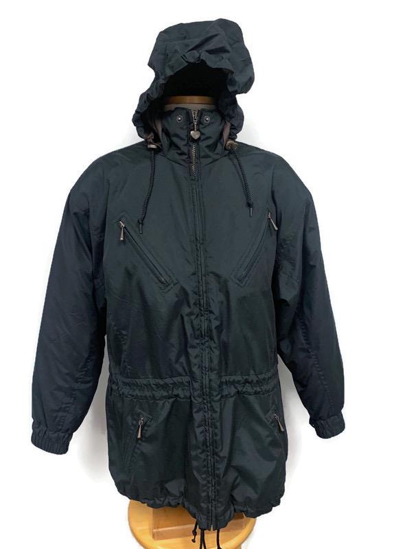 Vintage Obermeyer Cortina Hooded Coat Jacket Puffer Size 8 Black | eBay