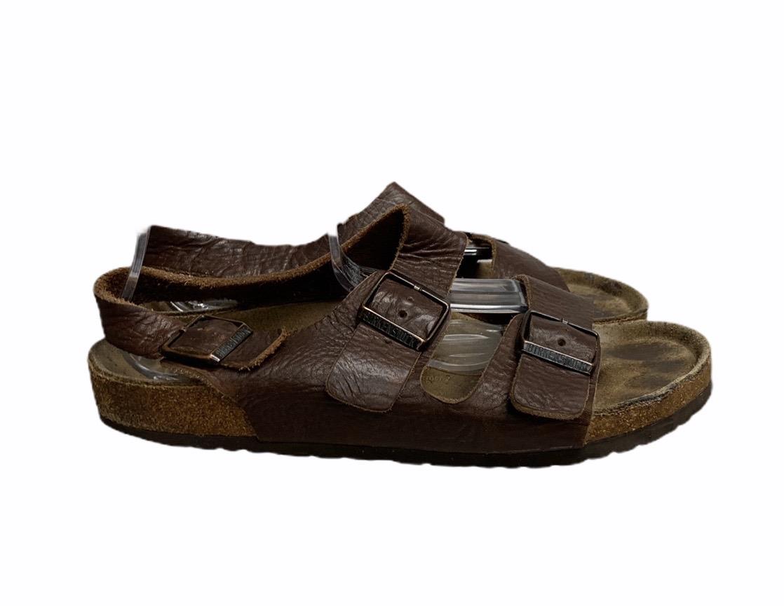 two strap sandals with backstrap
