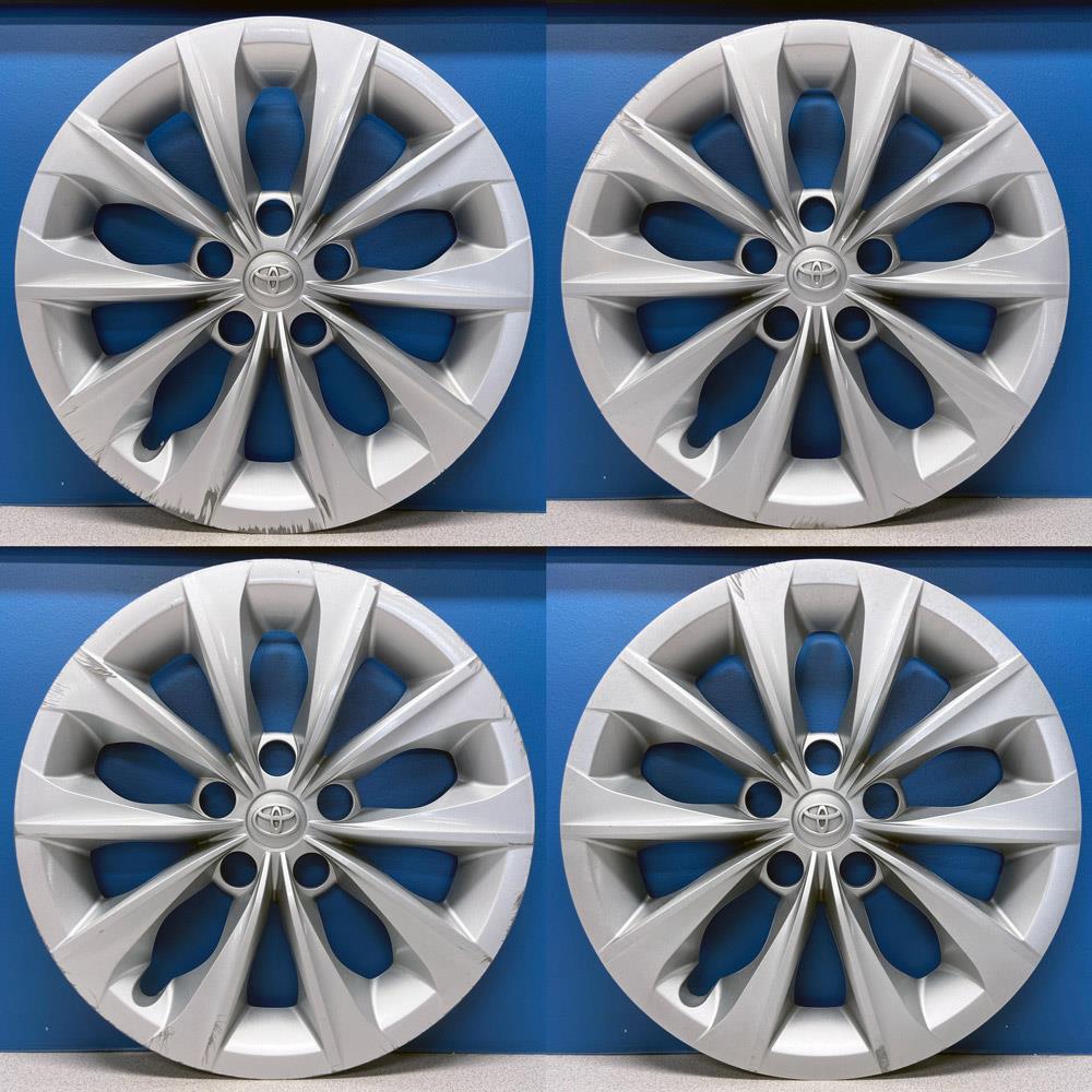 Set 4 Toyota Camry Hubcaps Wheel Covers 16" 2015-2017 Factory OEM #42602-06070