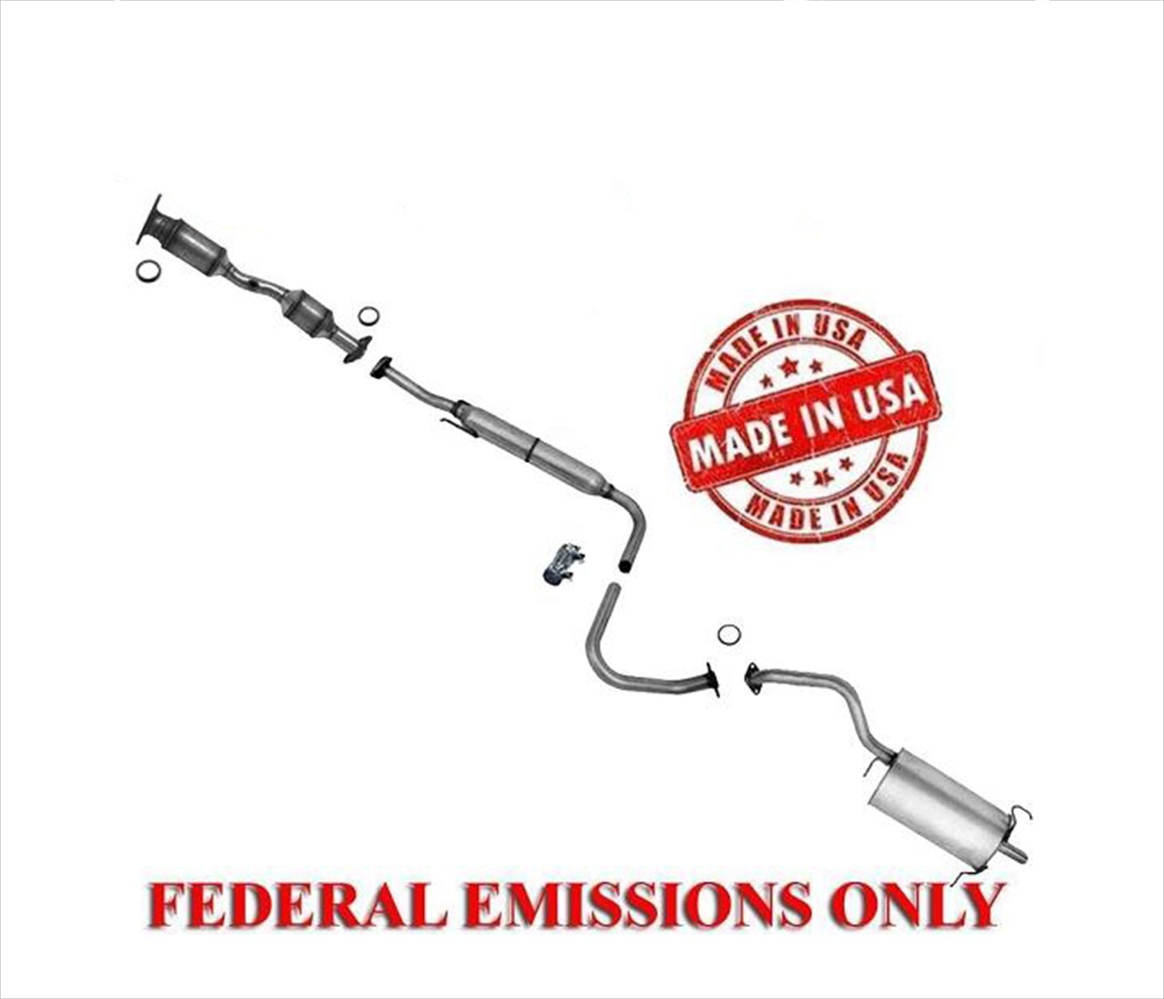 Exhaust System & Converter for Nissan Sentra 07-12 2.0L Federal