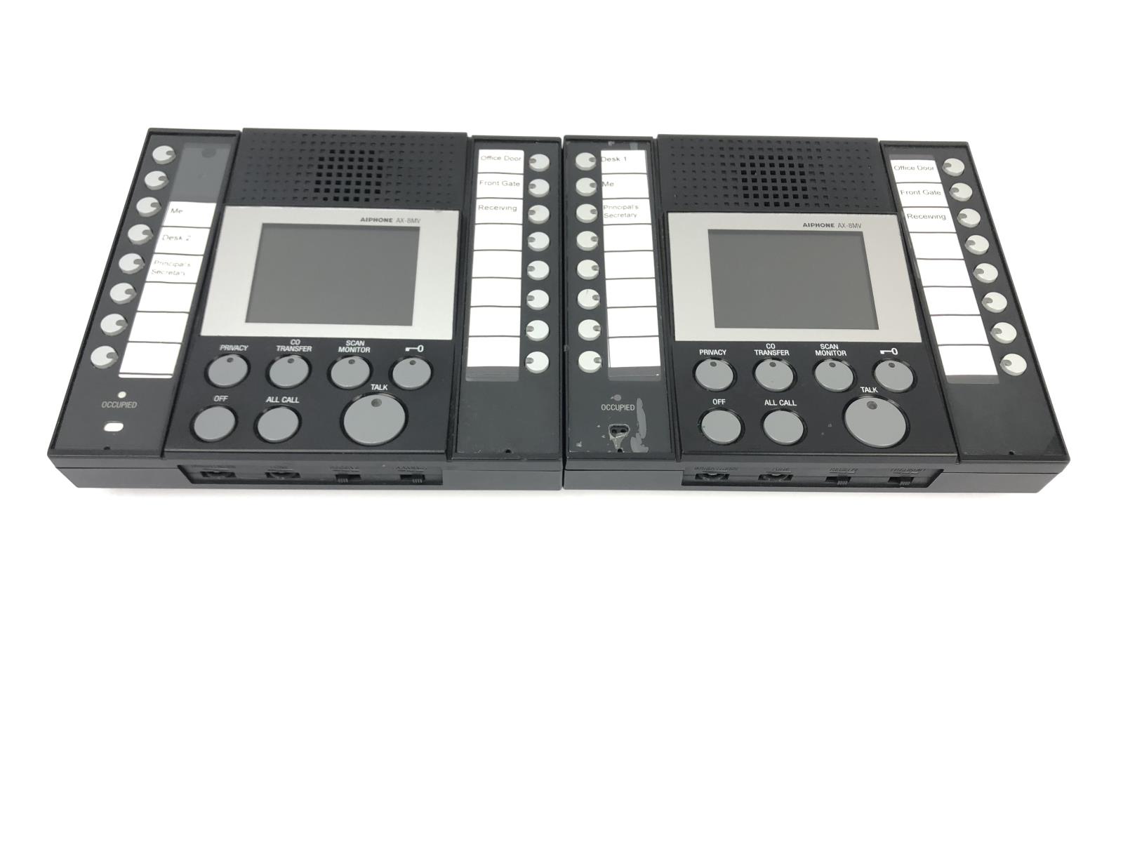 Lot of 2 Aiphone AX-8MV AX Series Video Intercom Master Station