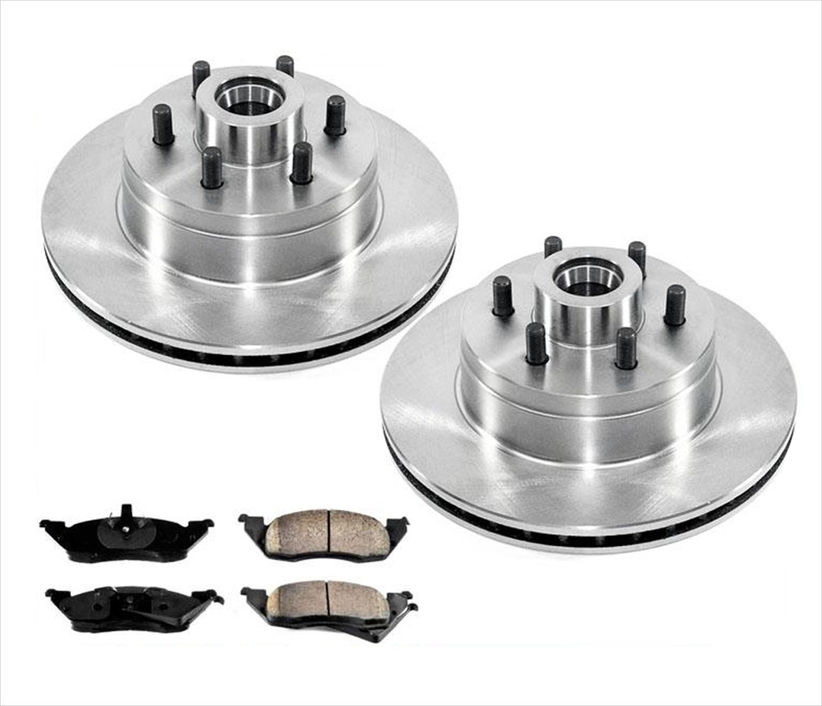 Front Brake Rotors Brake Pads For Dodge Dakota 91 96 Rear Wheel Drive Rear Abs Ebay
