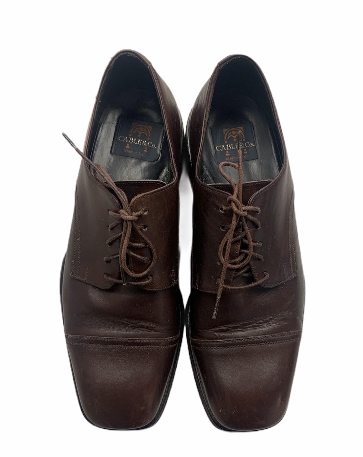 Cable & Co Oxfords Shoes Lace Up Leather Brown Size 10 D | eBay