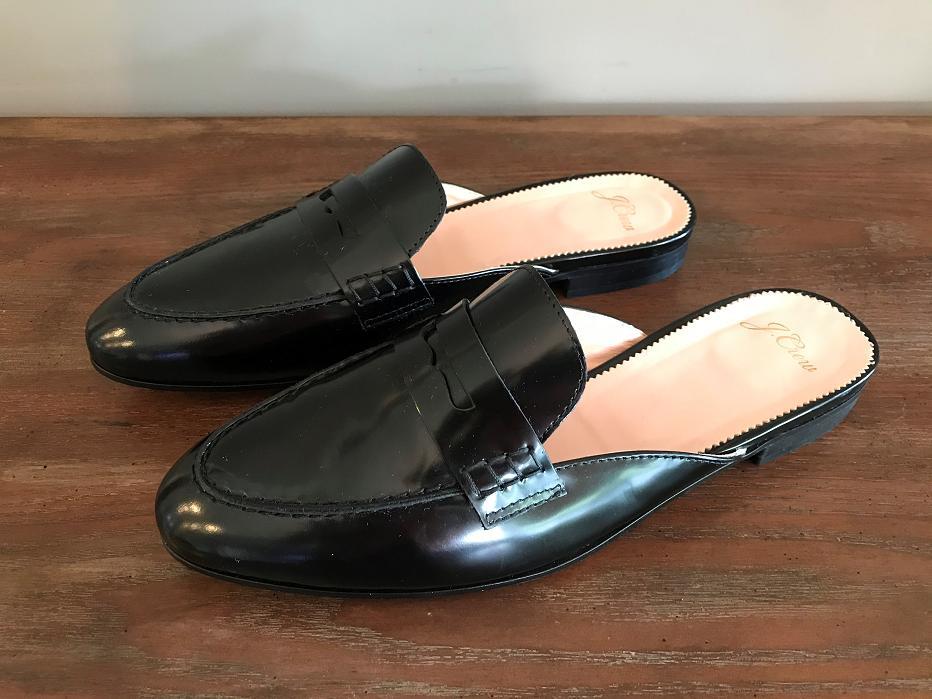 penny loafer mules