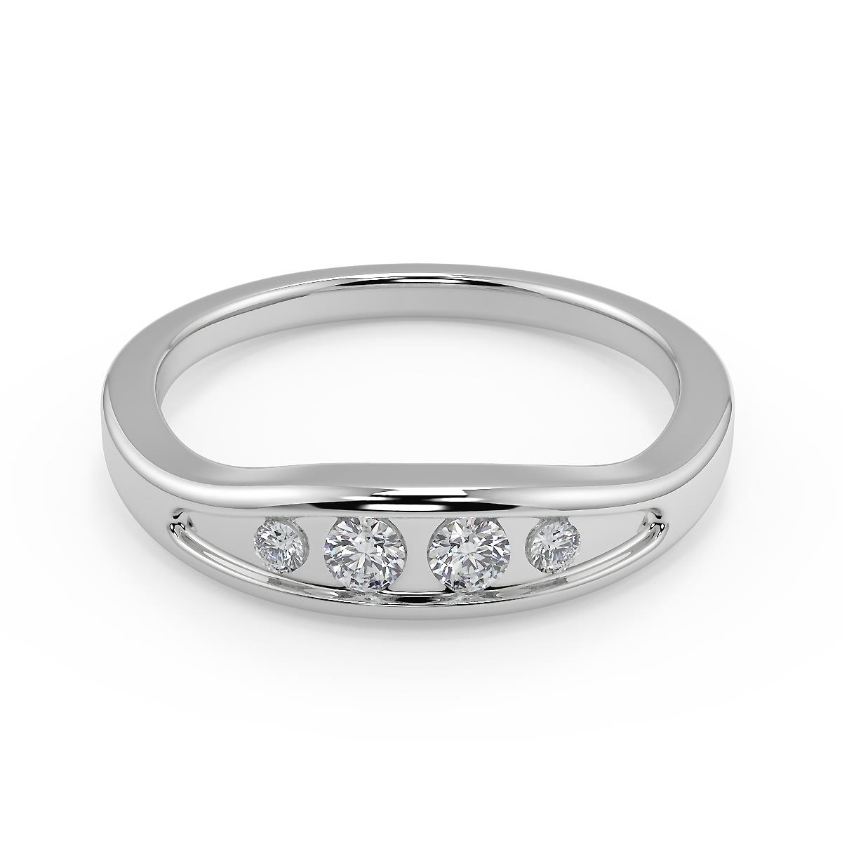 1.7 Ct Princess Cut Inset 4 Prong Diamond Engagement Ring Set VS2 H ...