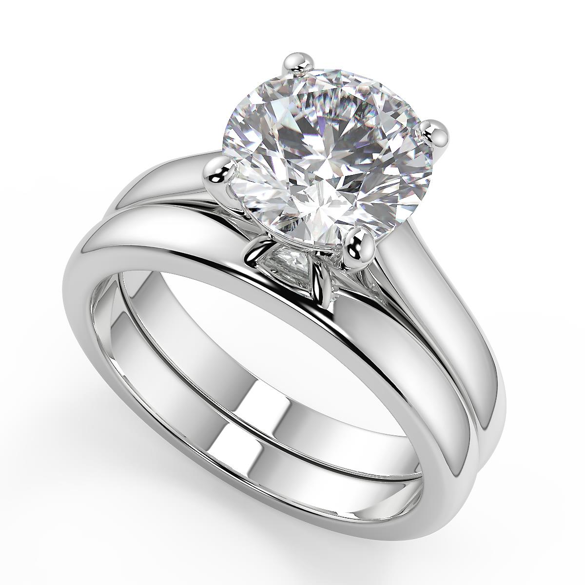 0.9 carat solitaire diamond ring