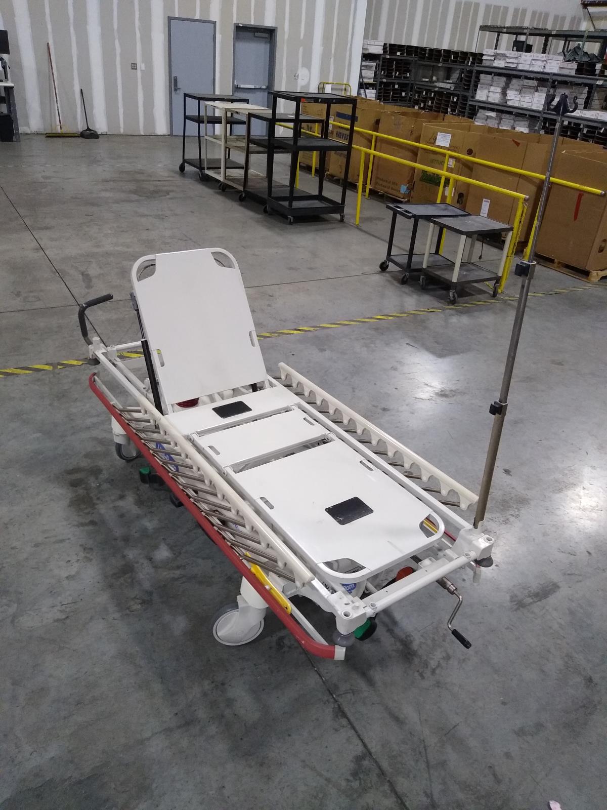 Hill-Rom P8000 Transporter Patient Stretcher 750lbs Max Cap No Mattress ...