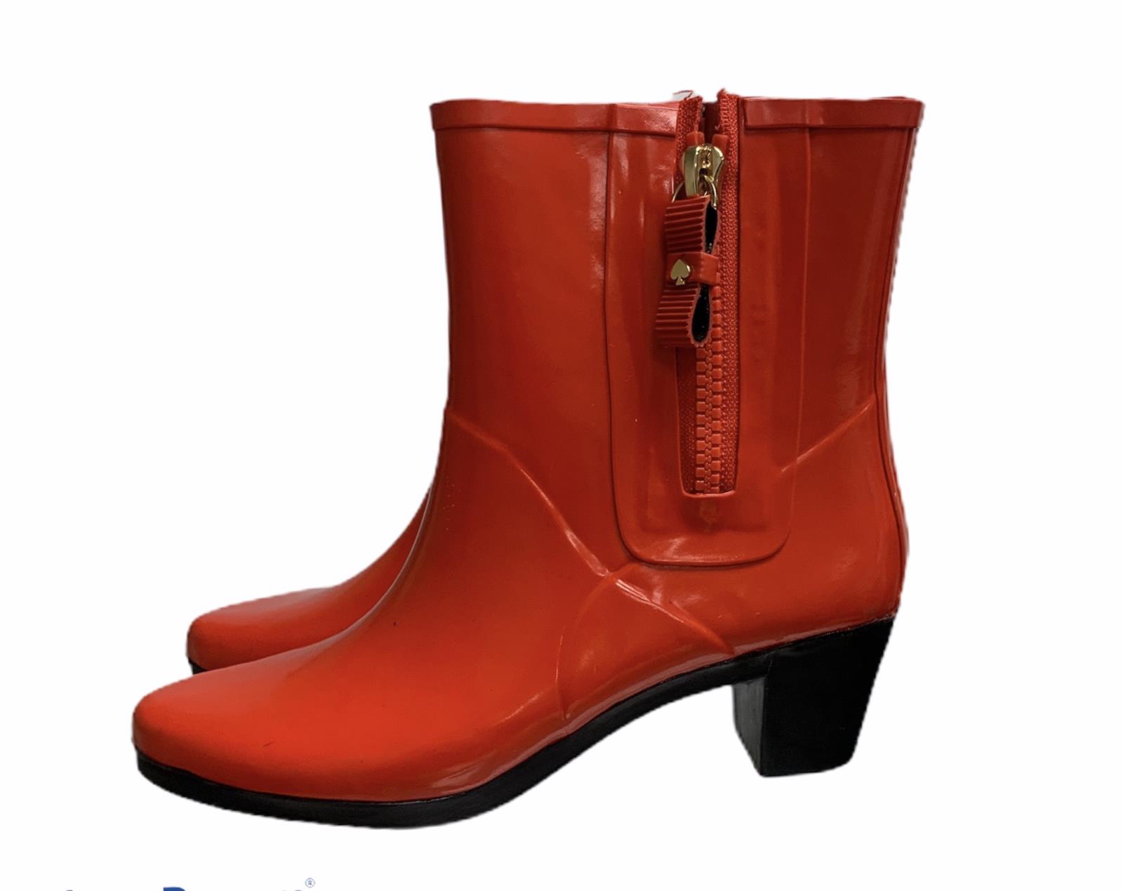 kate spade red rain boots