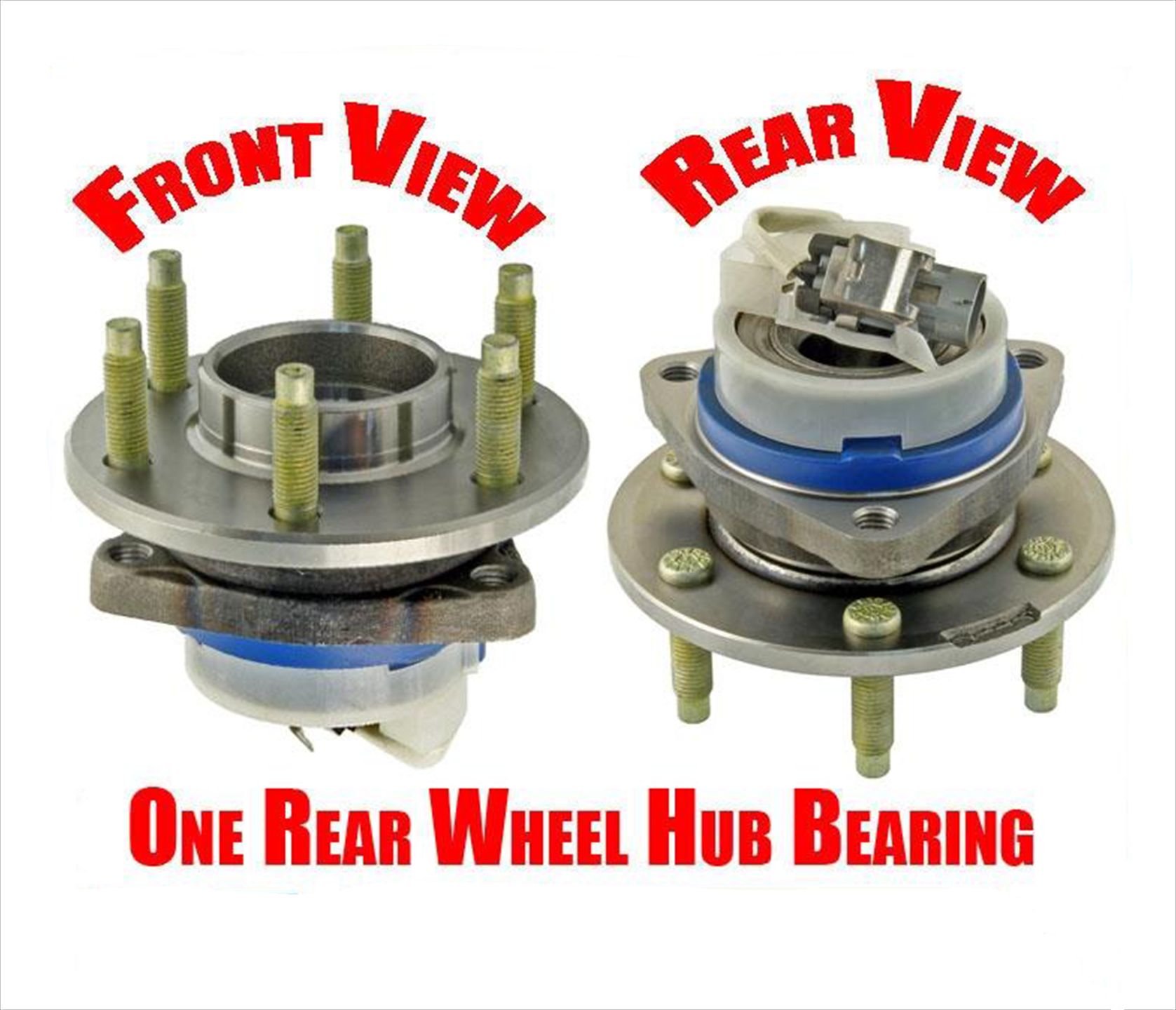 New Rear 2004-09 Cadillac CTS SRX STS Complete Wheel Hub And Bearing Assembly