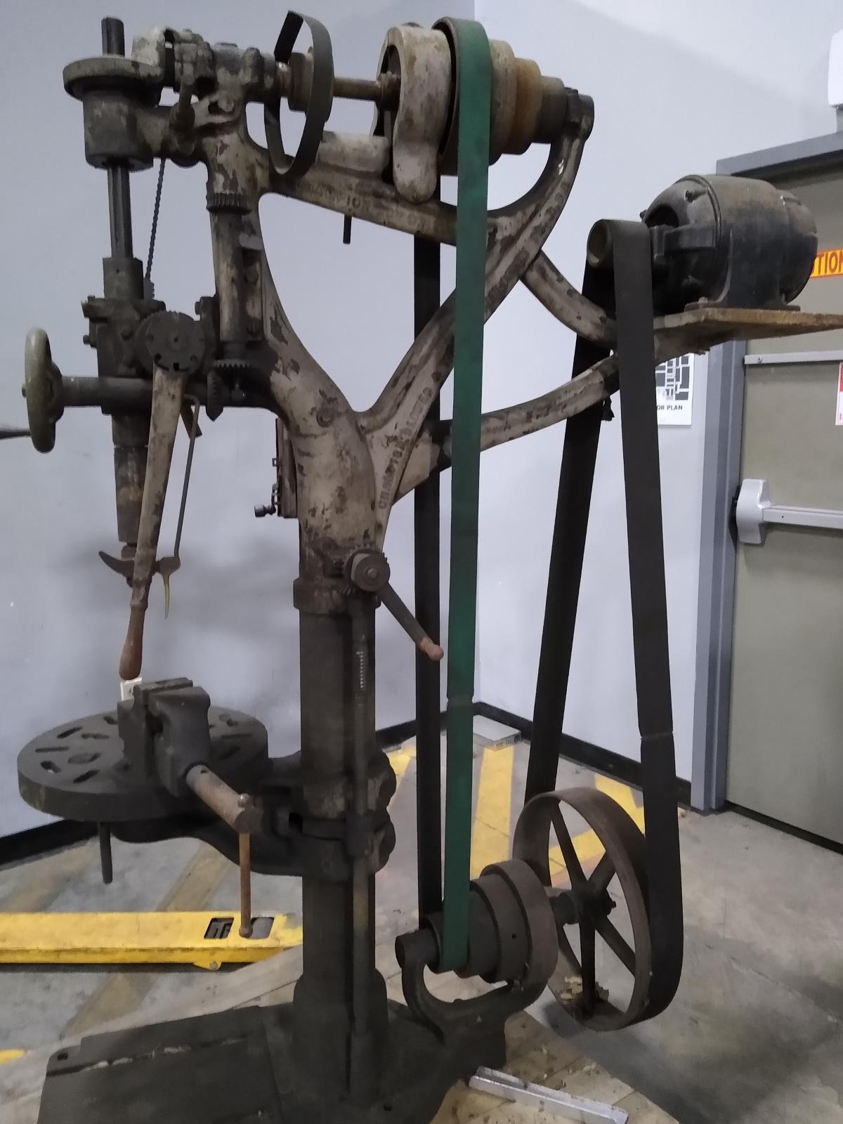 Vintage Champion 20" Camelback Belt Driven Drill Press | eBay
