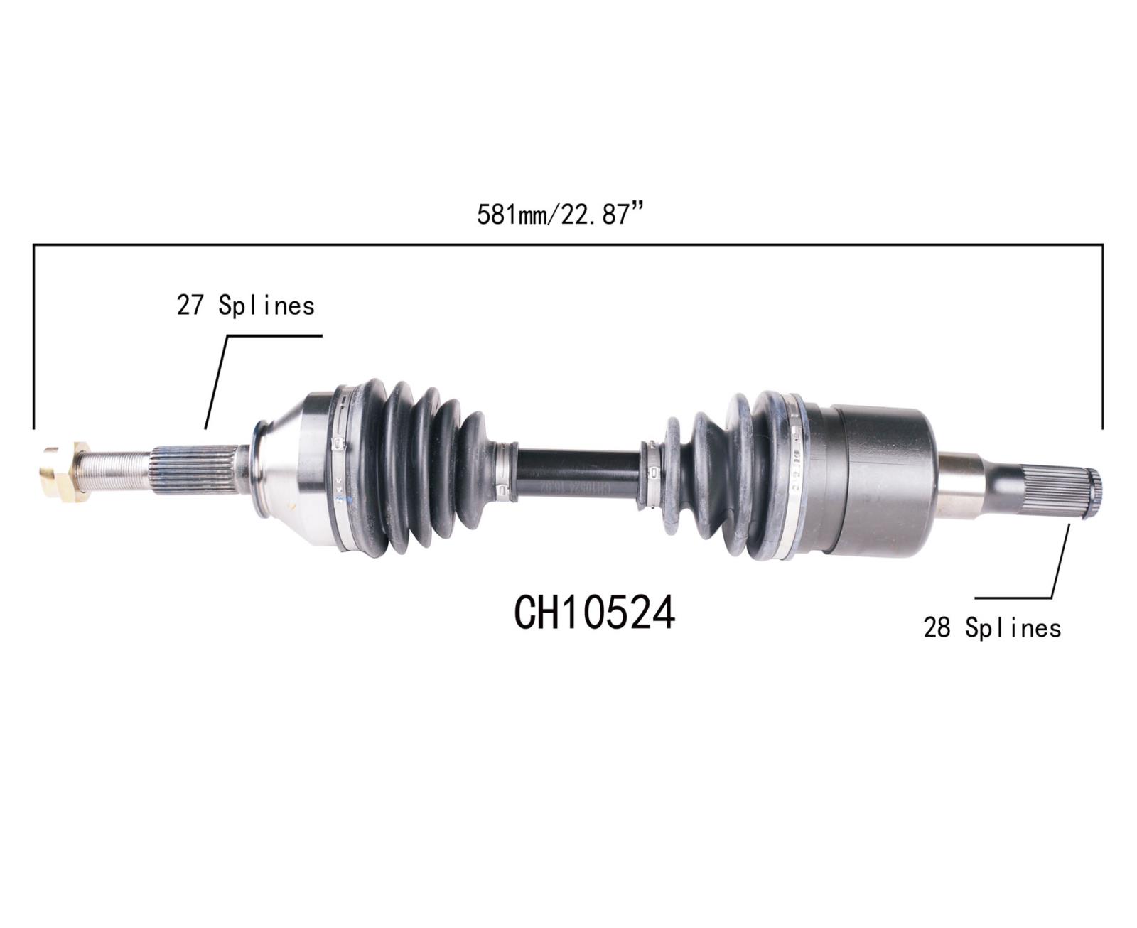 Front CV Drive Axle Shaft Assembly Fits 0412 Chevrolet Colorado 4