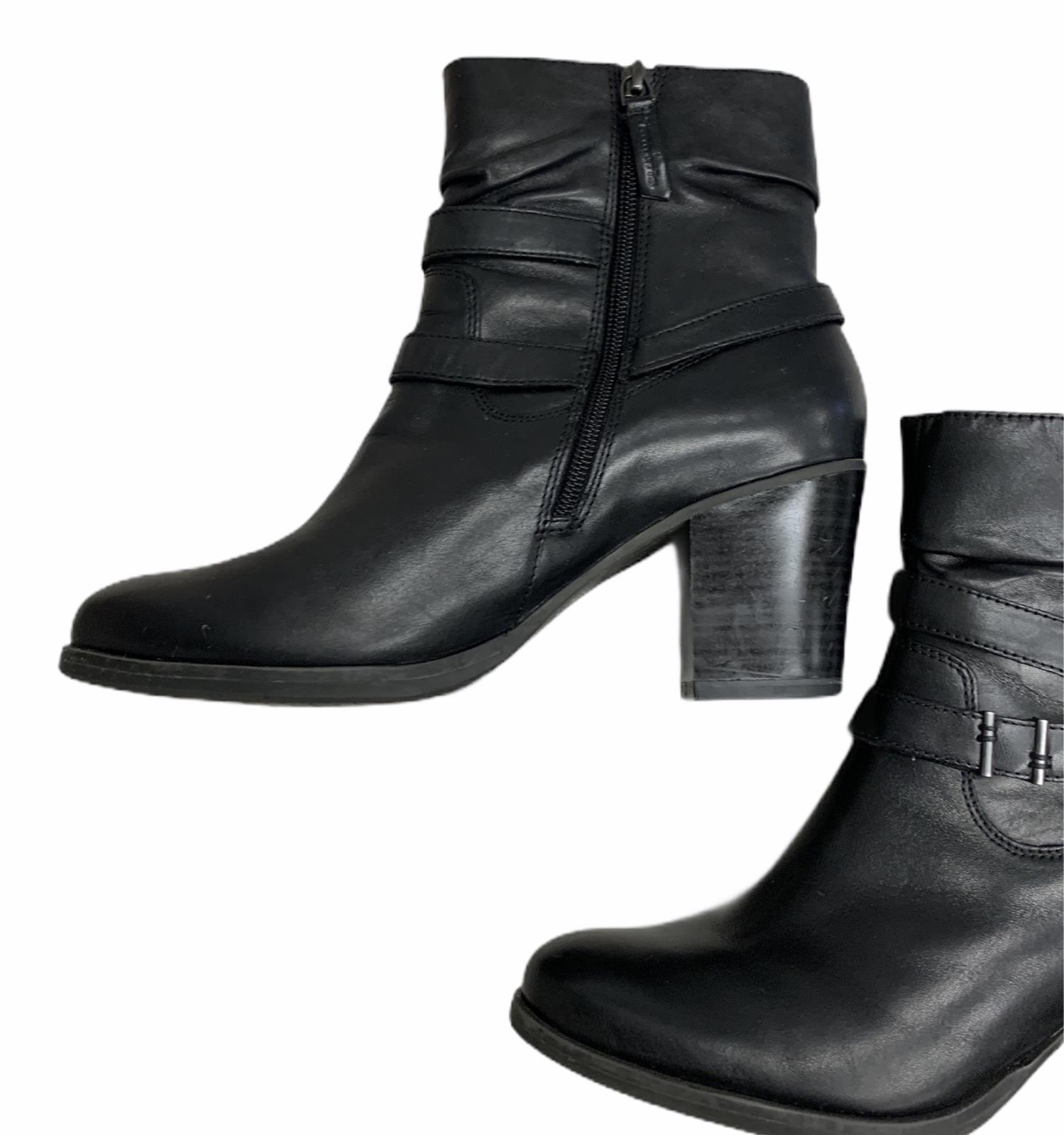 tamaris biker boots black