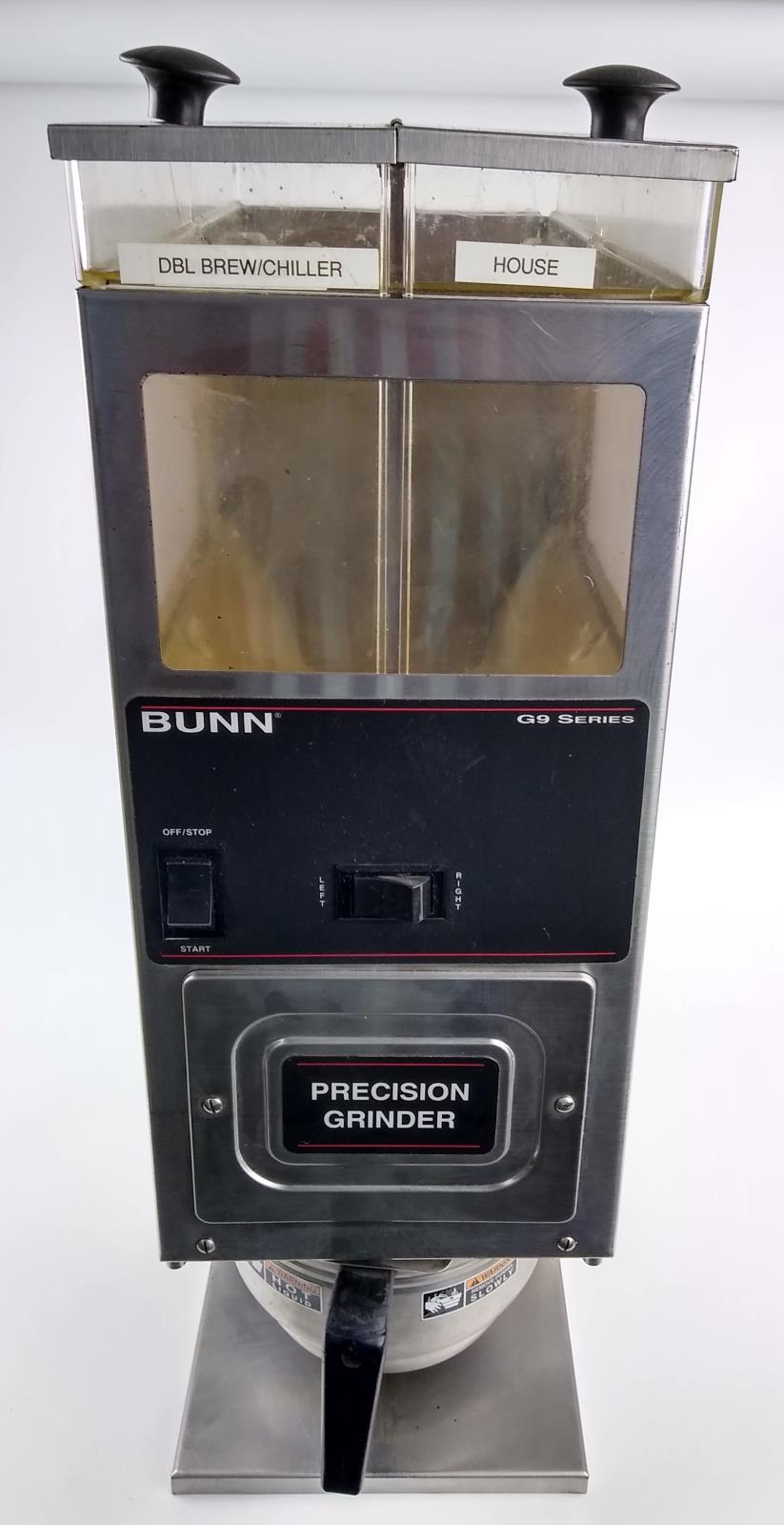 Bunn G9 Series Dual/Twin Hopper Commercial Coffee Grinder Model G9 2T
