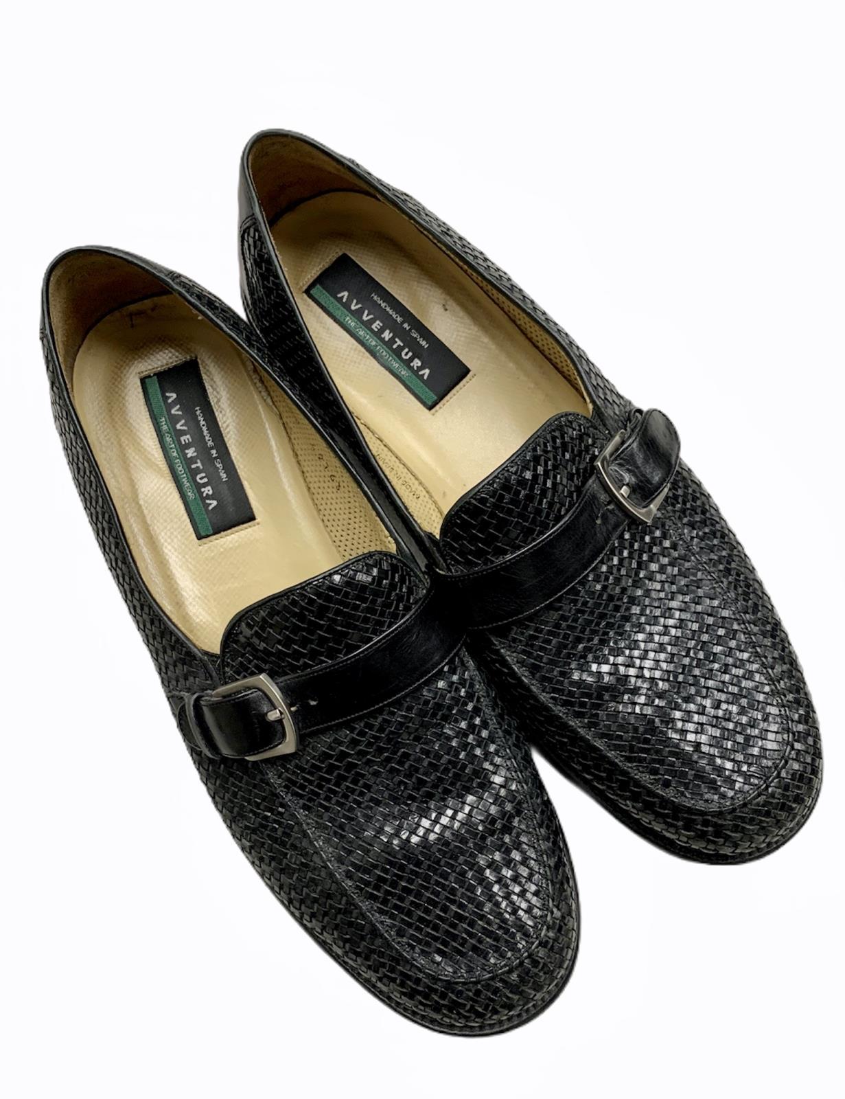 Avventura by Mezlan Woven Buckle Loafers Shoes Slip On