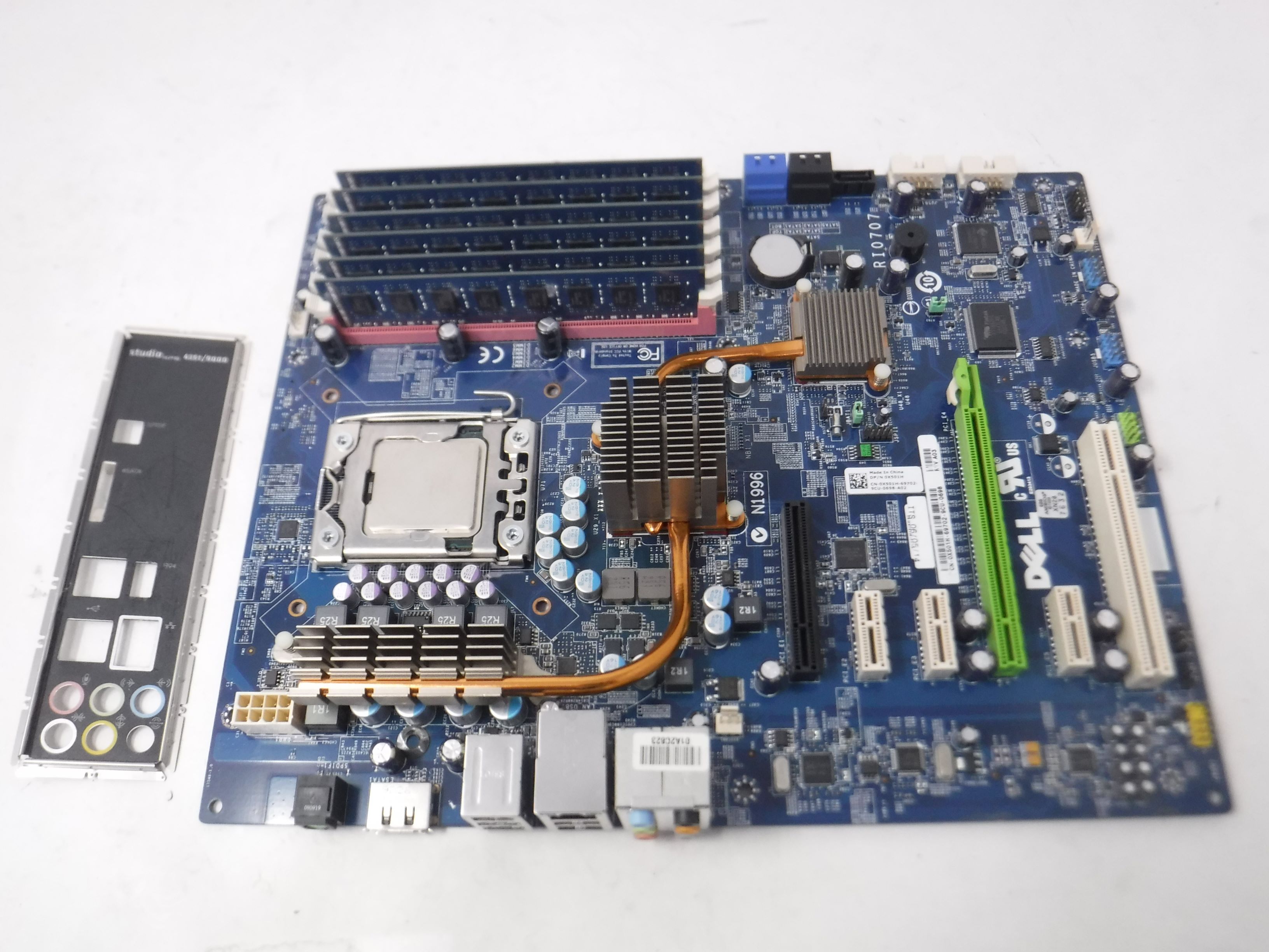 Combo Dell Studio Xps 435t 9000 Placa Mae Com I7 9 2 67ghz 16 Gb Ram Ebay